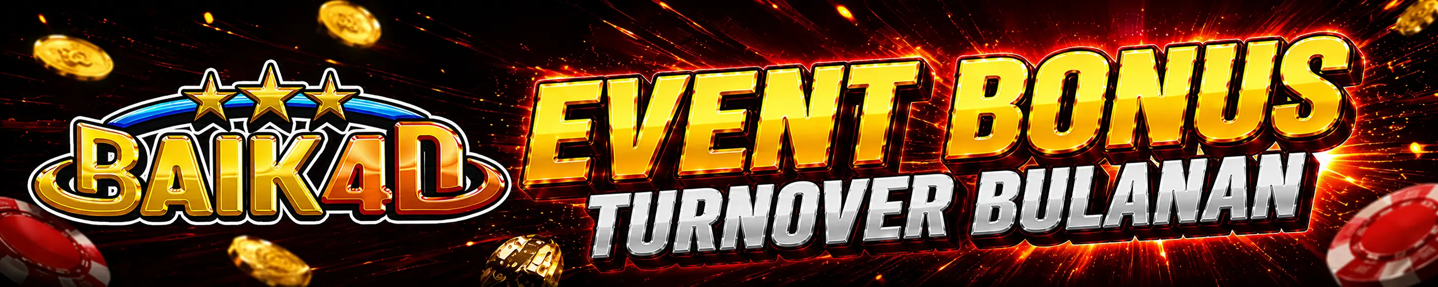EVENT BONUS TURNOVER BULANAN BAIK4D