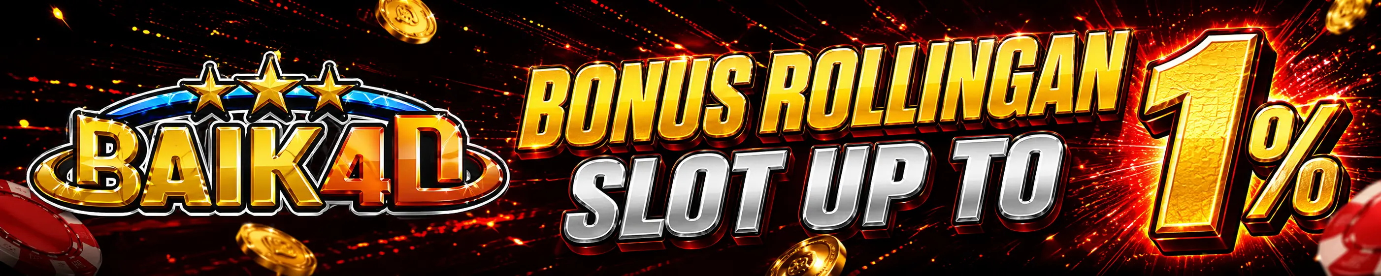 BONUS ROLLINGAN SLOT 1% BAIK4D